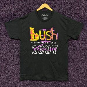 Bush Razorblade Suitcase 97 Tour Dates Grunge Band T-Shirt L